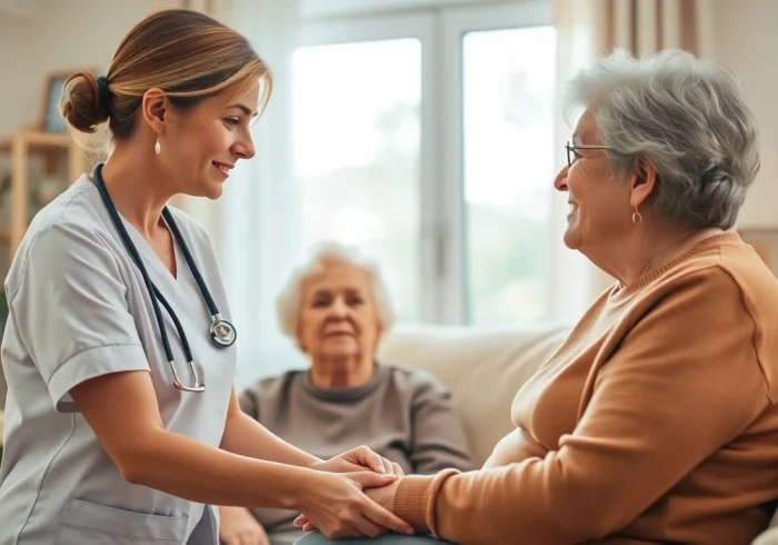 Providing compassionate care with pflegedienst castrop rauxel services for seniors in a cozy setting.