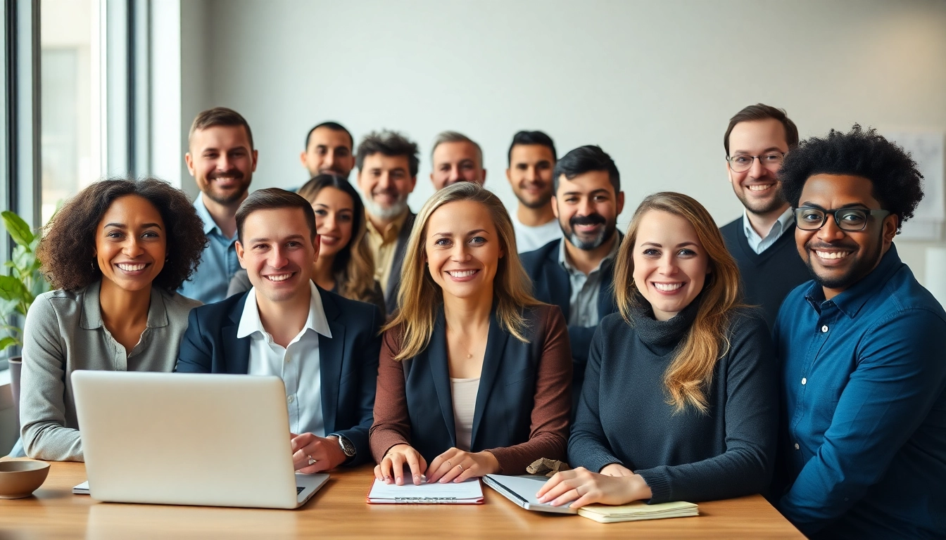 Capture dynamic company headshots showcasing teamwork and professionalism in a modern office environment.