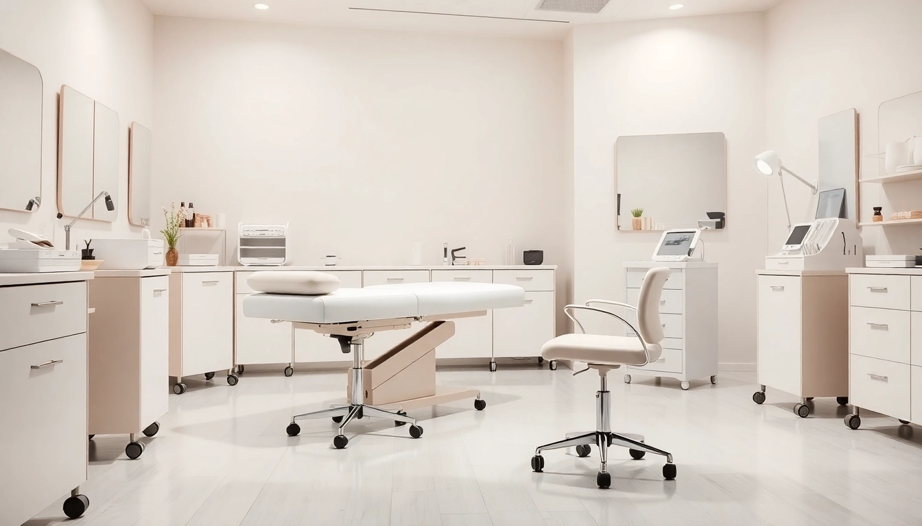 Optimale kosmetikstudio Einrichtung mit modernem Design und qualitativ hochwertigen Möbeln.