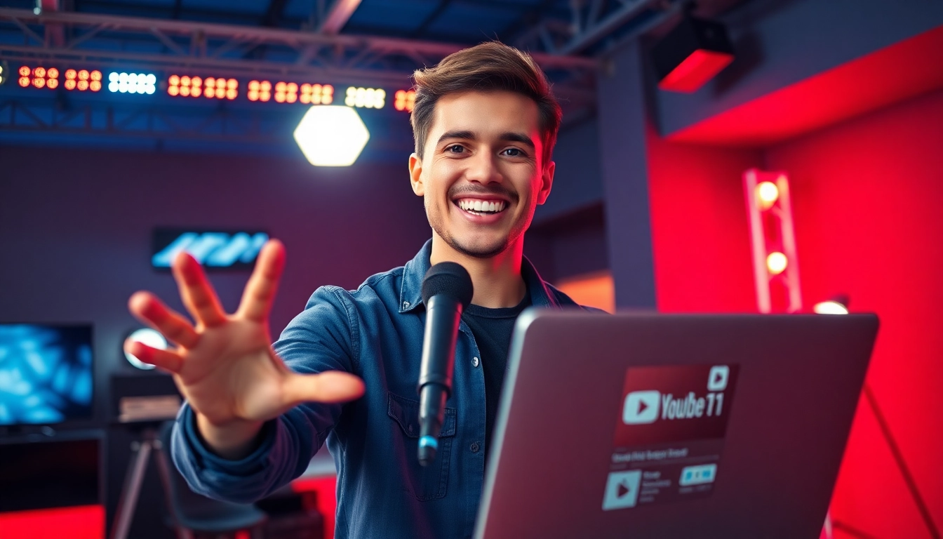 Engaging content on the based chad youtube channel by a charismatic presenter in a modern studio