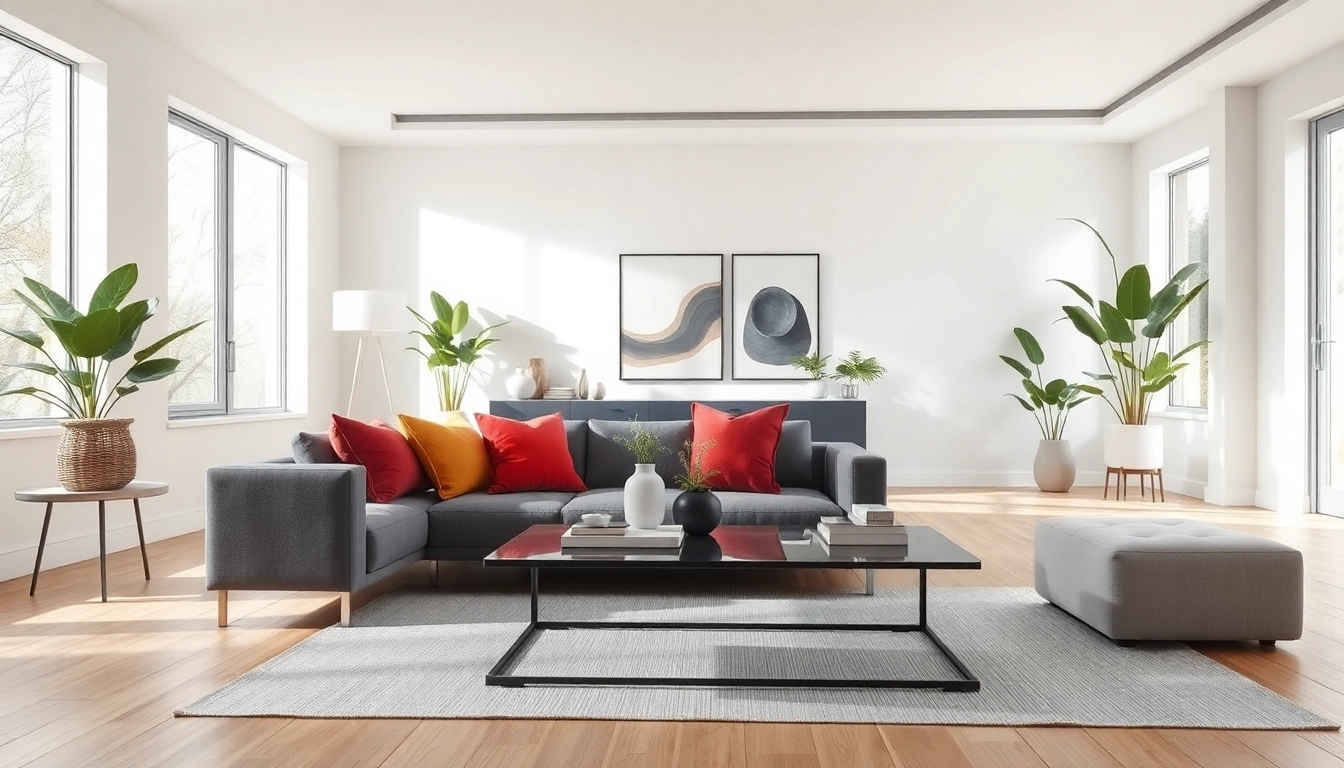 Home remodeling featuring a beautifully renovated living room with natural light and modern decor.