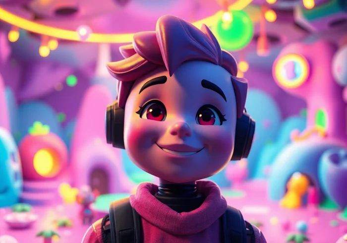 Engage with character ai 18+ through lively and vibrant virtual interactions in this colorful digital landscape.