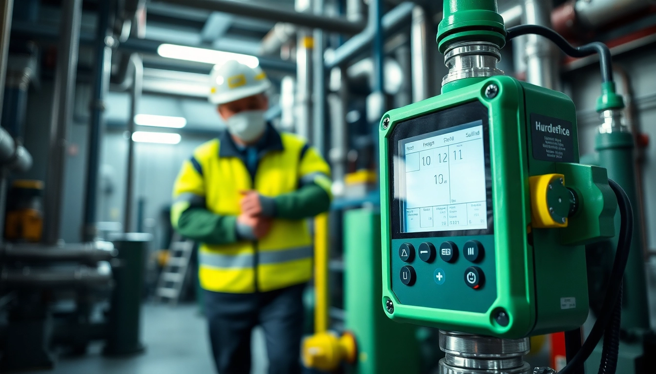 Enhancing Hydrogen Sulfide detection with advanced gas monitoring equipment in a safety-focused environment.
