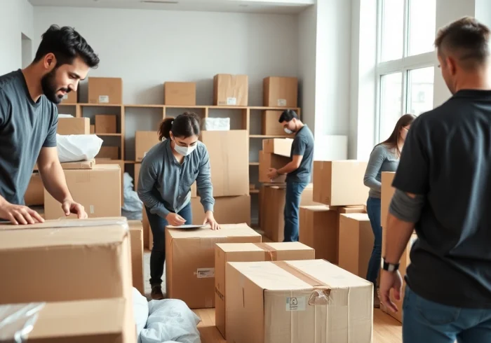 Streamlined Umzug Fürth services by Sturm Relocations with professional movers in action.