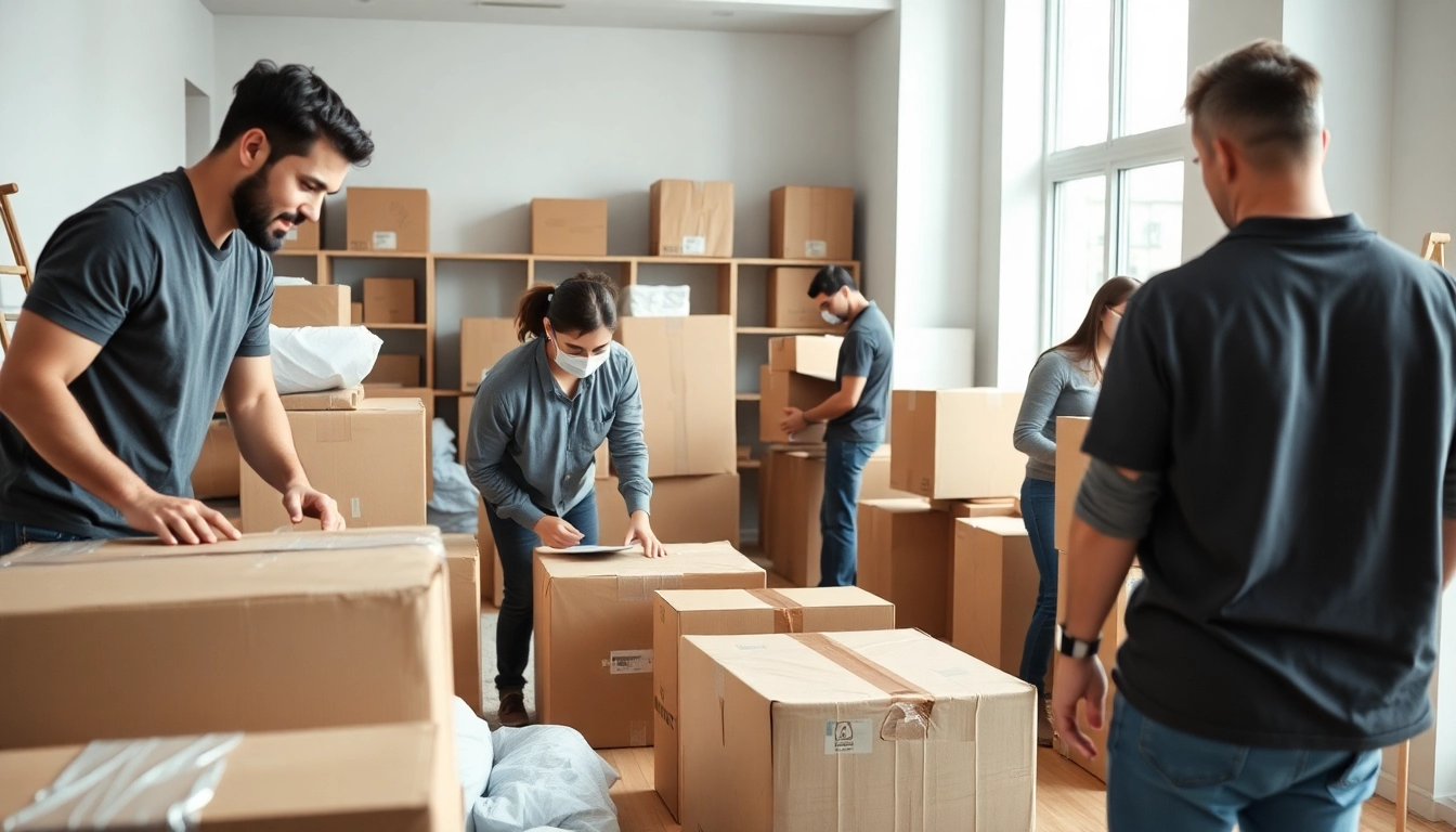 Streamlined Umzug Fürth services by Sturm Relocations with professional movers in action.