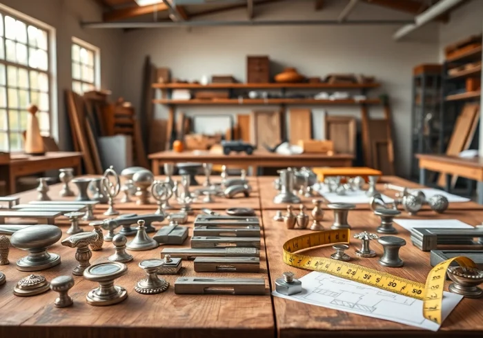 Showcase of furniture hardware manufacturers featuring intricate designs and high-quality materials.