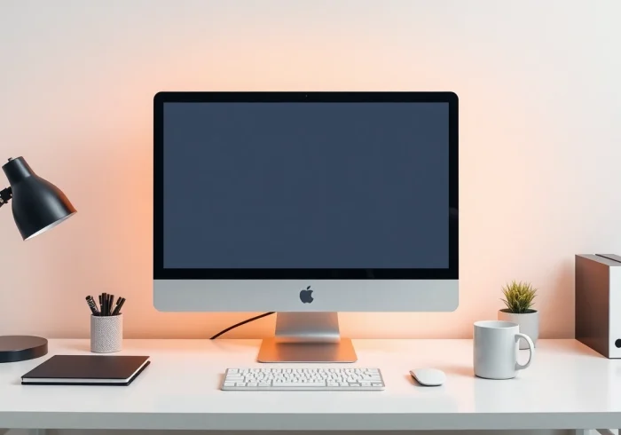 Access the line下载電腦版 smoothly by working on a sleek computer setup.