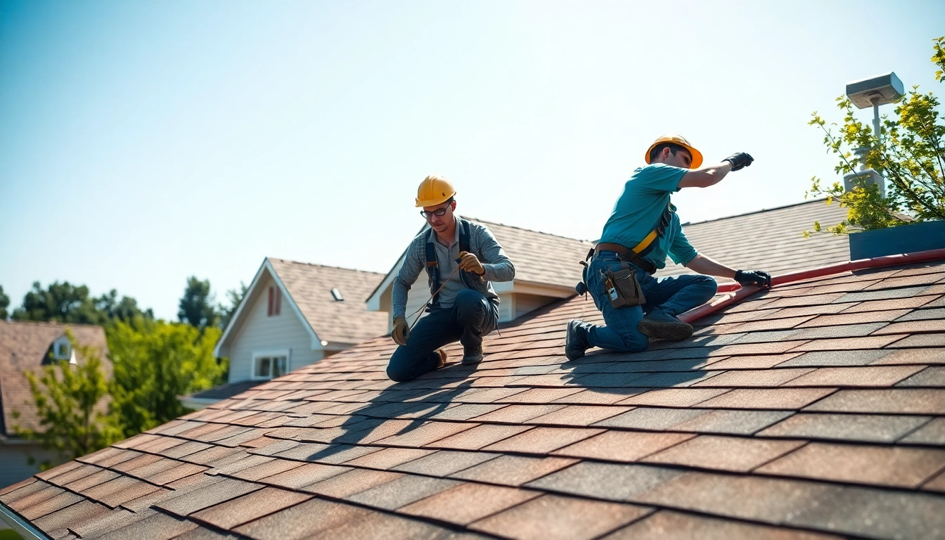 Licensed and insured roofers Austin working on a roof installation, showcasing expertise and professionalism.