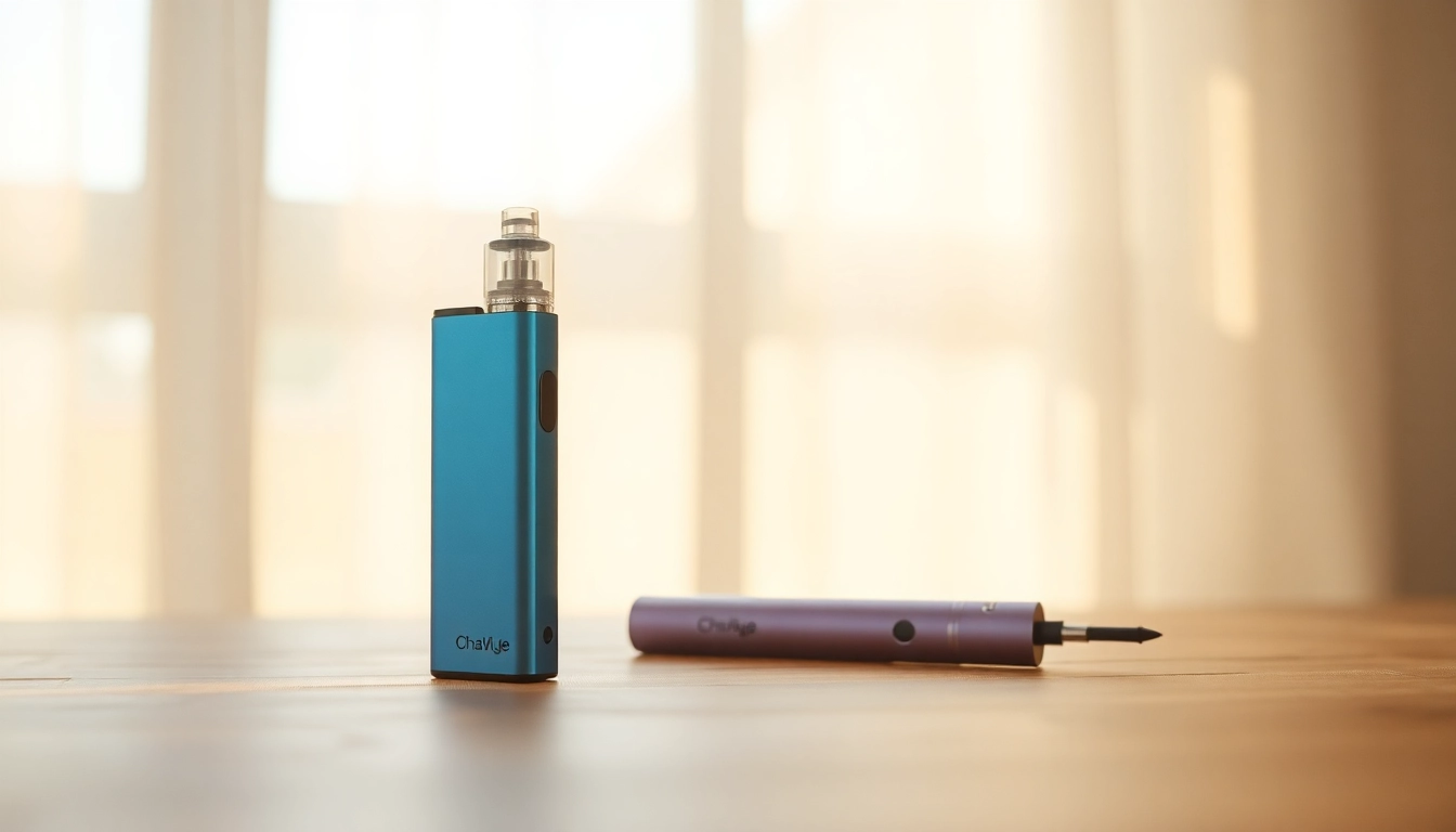 Showcase a zero nicotine disposable vape emphasizing its sleek design and vibrant colors.