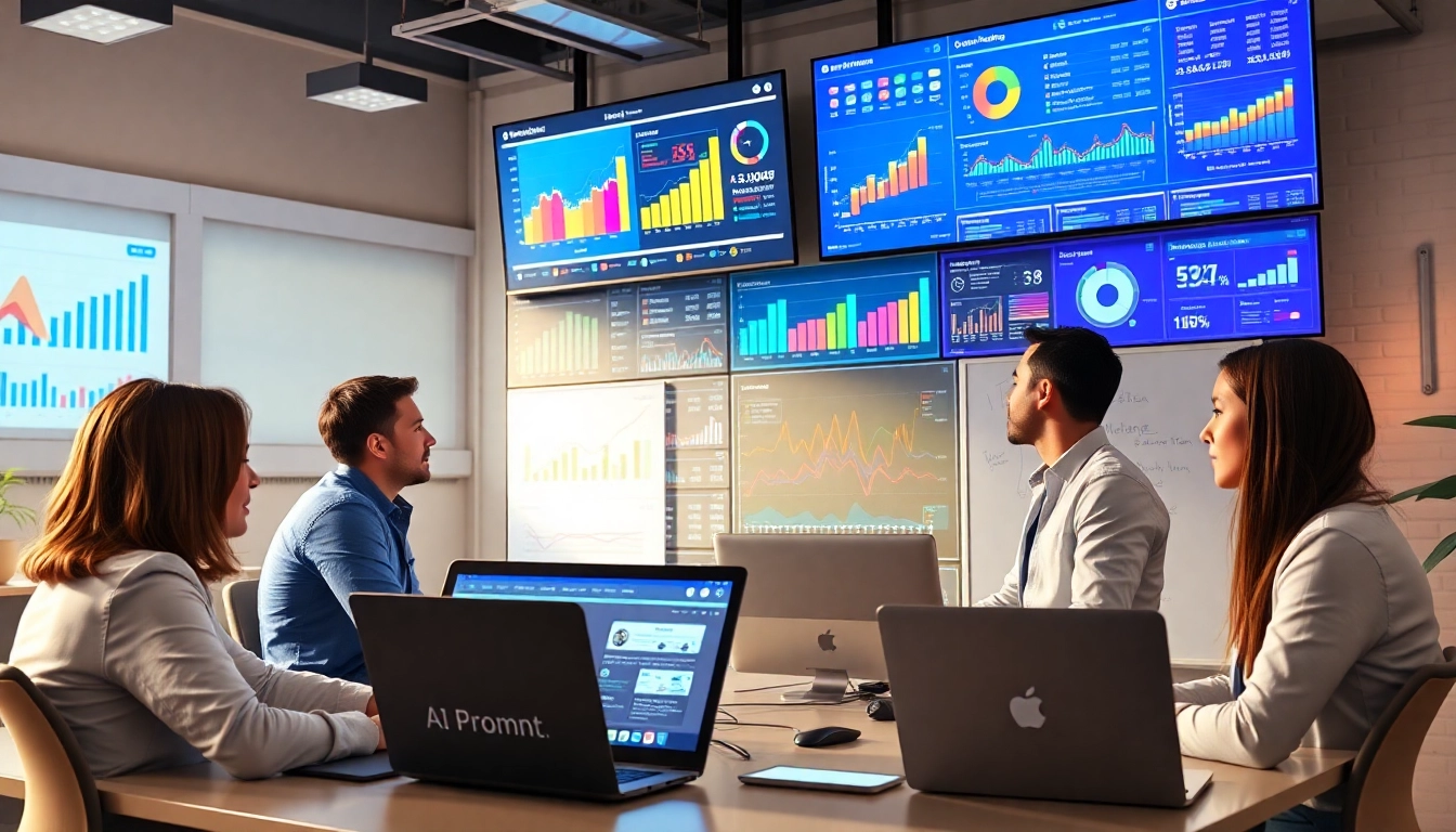 Generate ai prompts for competitive intelligence with a team collaborating on data analysis.
