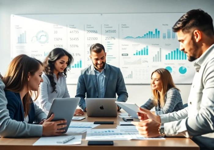 Enhancing edmonton seo through digital marketing strategies with a collaborative team.