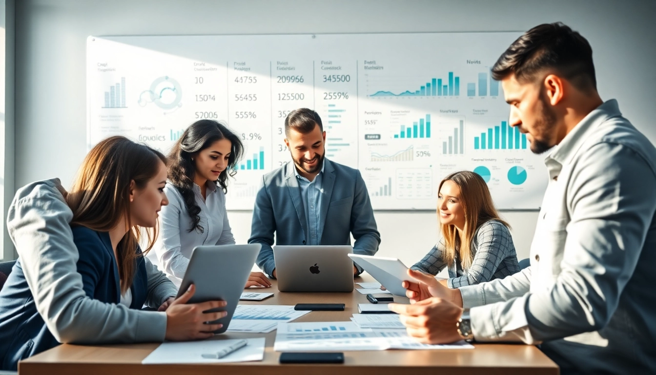 Enhancing edmonton seo through digital marketing strategies with a collaborative team.