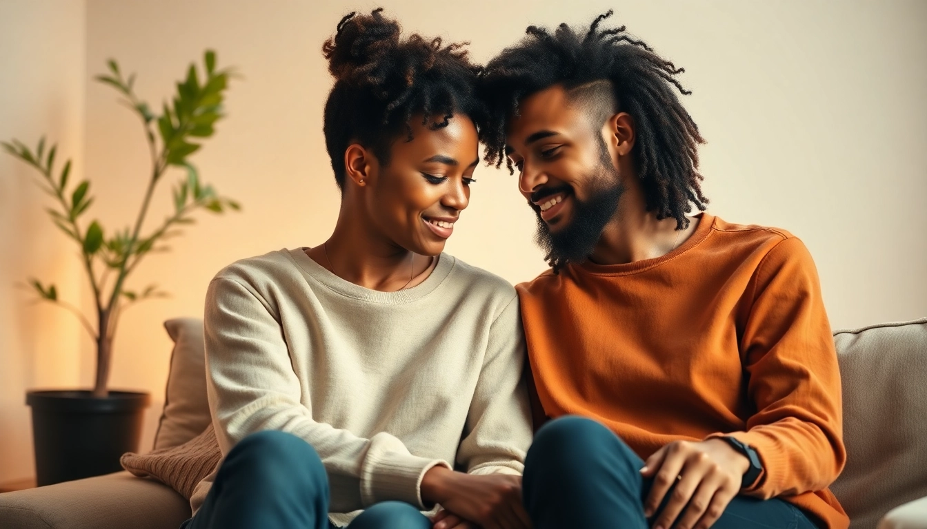 Couple communicating effectively in relationships, showcasing intimacy and openness.