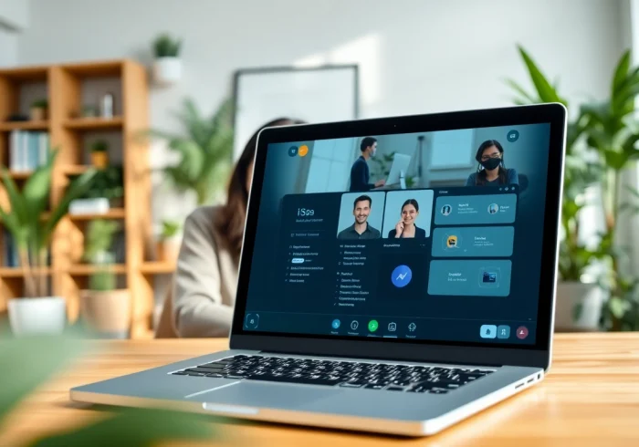 Virtual Assistants collaborating in a bright home office, showcasing productivity tools.