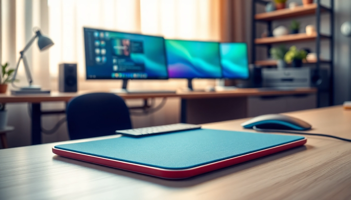 Experience the comfort of a 3D mouse pad with wrist support featuring a vibrant design.