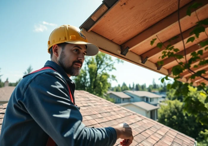 Rooftop inspection as part of roof repair Vancouver Wa services offered by qualified professionals.