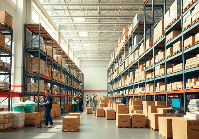 Optimize your Amazon FBA wholesale strategy with an efficient warehouse setup.