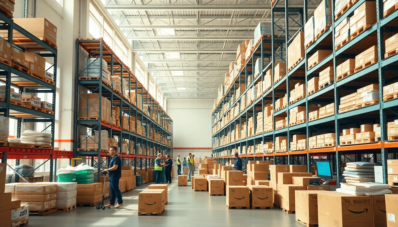 Optimize your Amazon FBA wholesale strategy with an efficient warehouse setup.