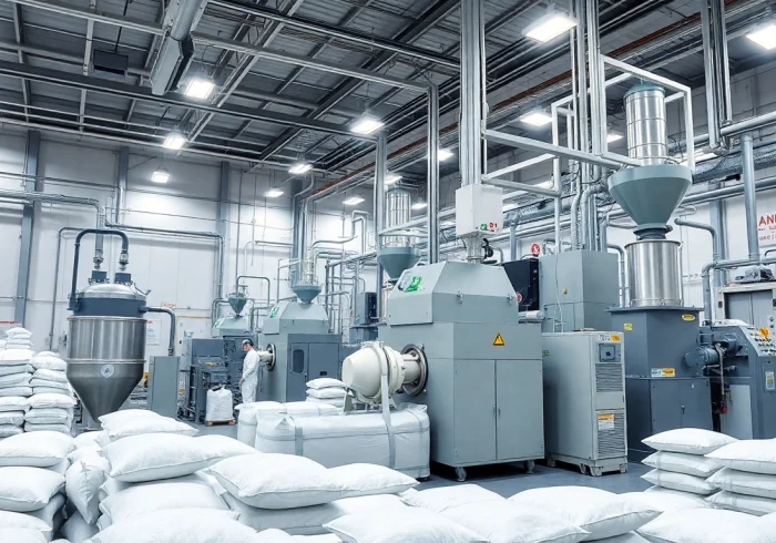 View of an HPMC factory demonstrating advanced equipment and efficient production processes.