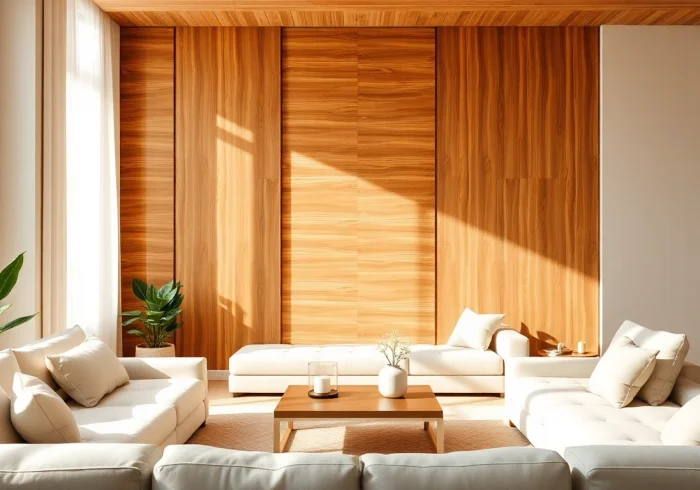Transform your space with elegant decorative wood slat wall panels for a warm, inviting atmosphere.